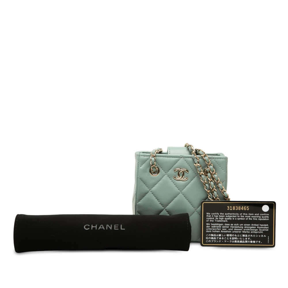 Pre-Loved Chanel Mini CC Quilted Lambskin Chain Crossbody - Picture 7 of 7